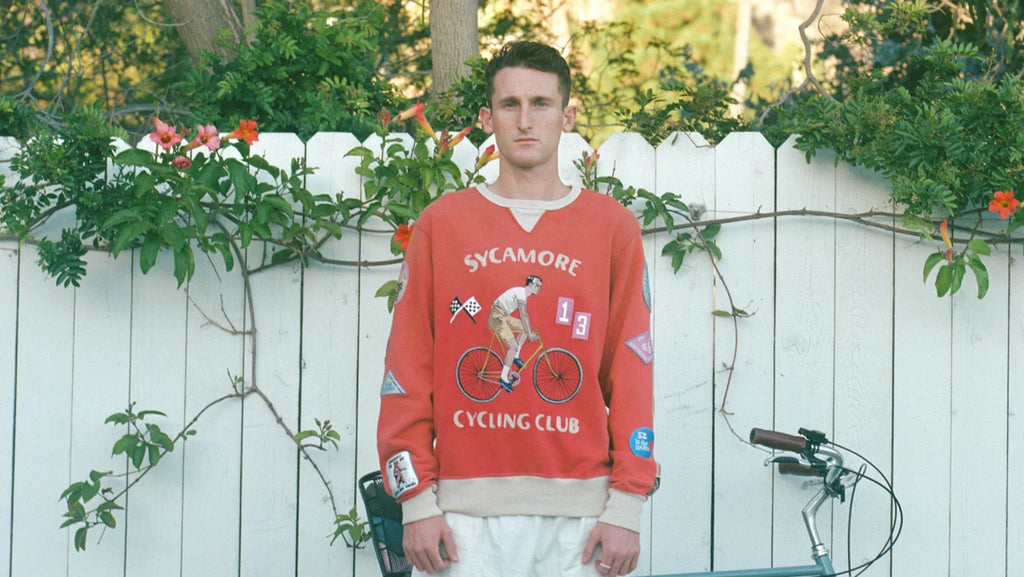 samuel zelig CYCLING CREWNECK サミュエル ゼリグ Samuel Zelig【sycamore cycling crewneck】 - faye project