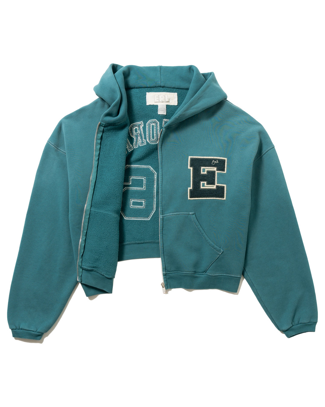 UNISEX LETTERMAN HOODIE KNIT