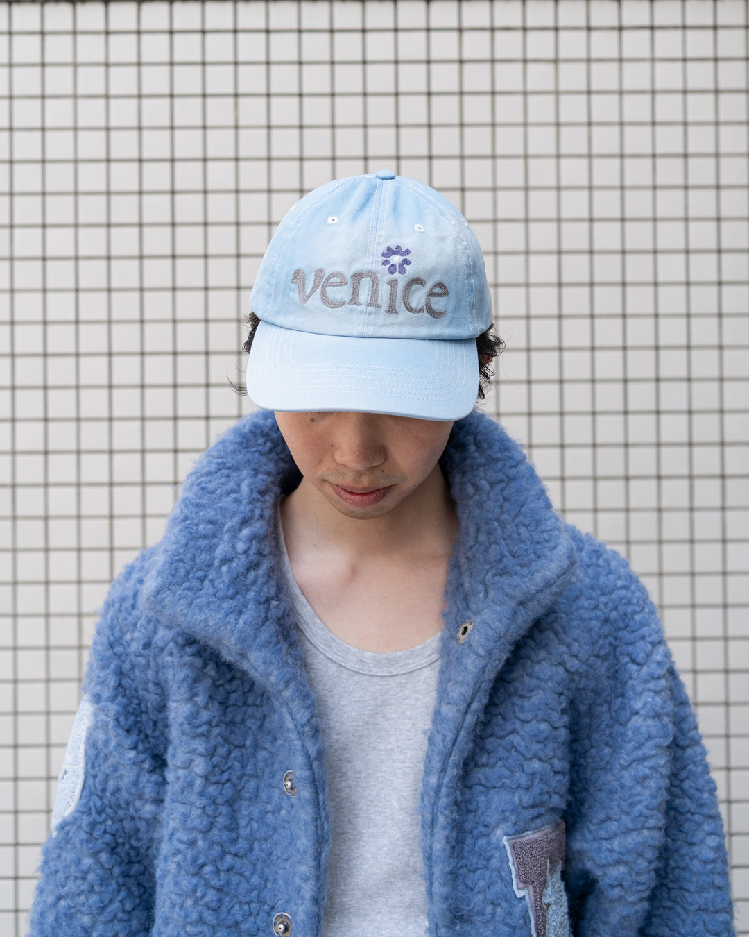 ERL - UNISEX VENICE CAP WOVEN (BLU) | Baby's all right