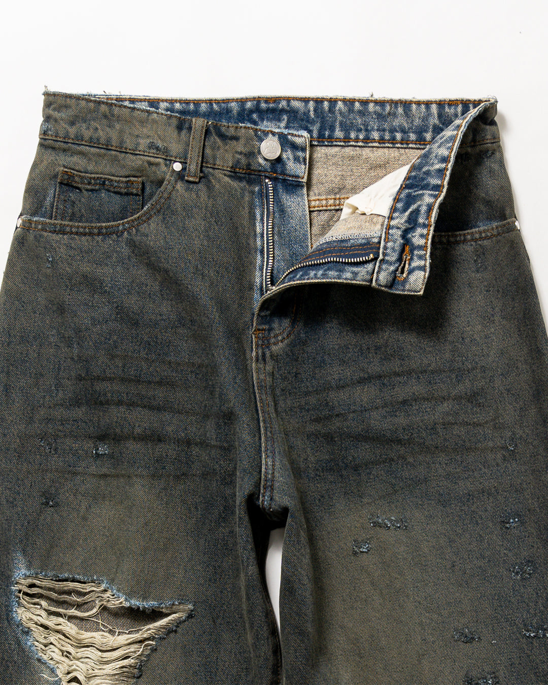 LAX BAGGY DENIM , junkyard wash (MLT)