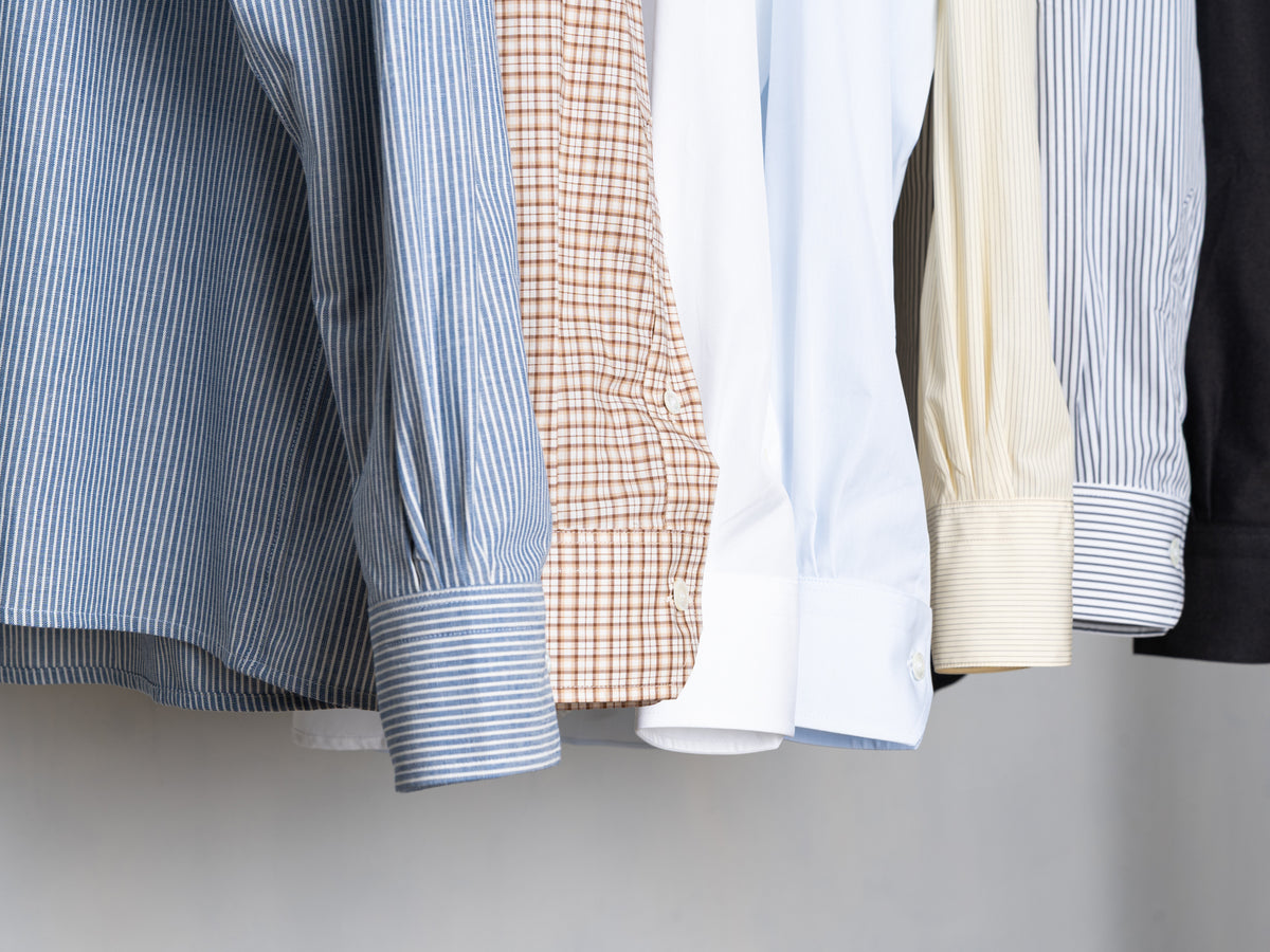 BLUE/WHITE STRIPES CAMISA SHIRT