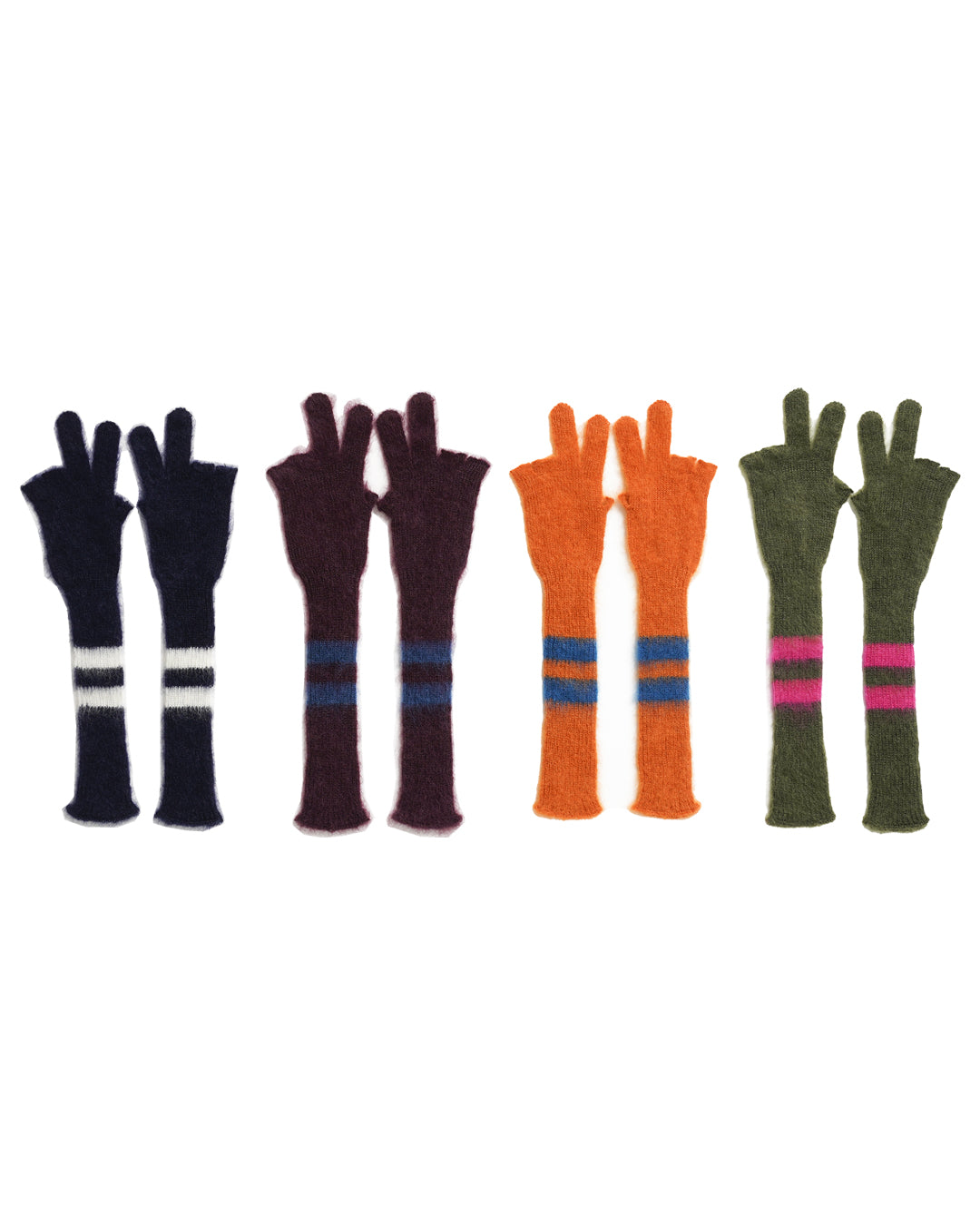 PEACE MOHAIR GLOVES (4COLORS)