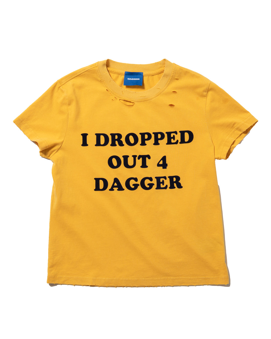 DROP OUT SHRUNK TS VINTAGE YLW