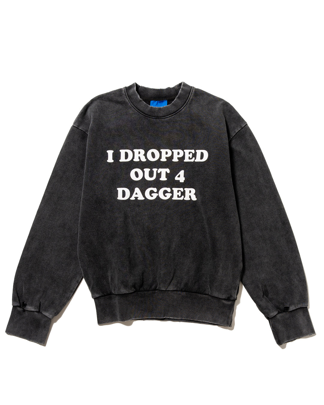 DROP OUT SWEATER VINTAGE BLACK *LAST
