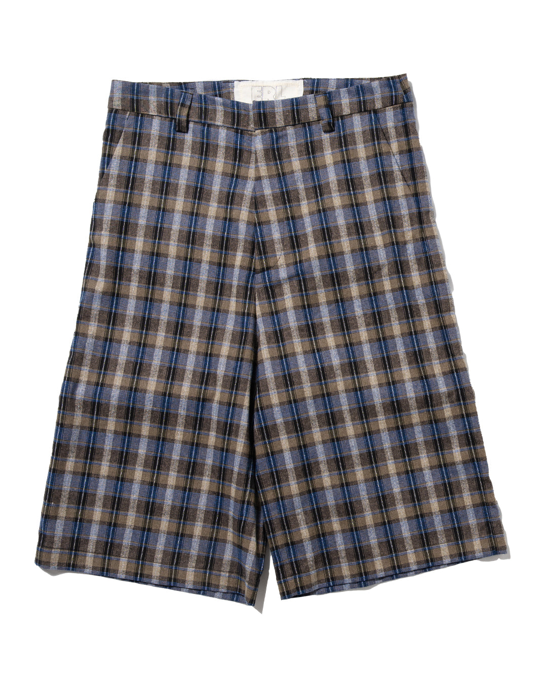 UNISEX CHECK SHORTS WOVEN