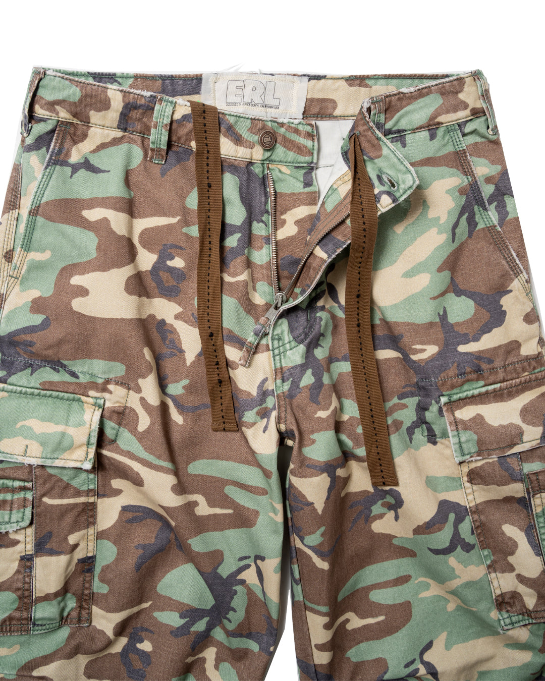 UNISEX CAMO CARGO PANTS WOVEN (CAMO) *LAST