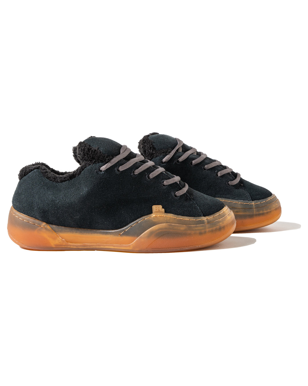 UNISEX SUEDE VAMPS SKATE SNEAKER PIRATE BLACK *LAST2