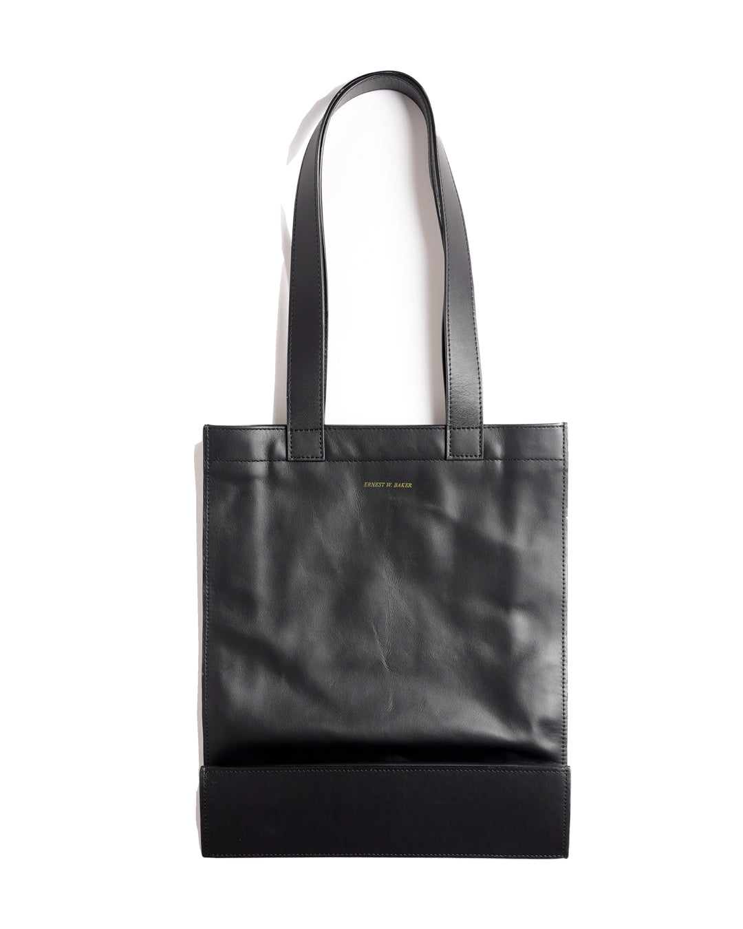 LEATHER TOTE BAG (BLK) *LAST - Baby's all right