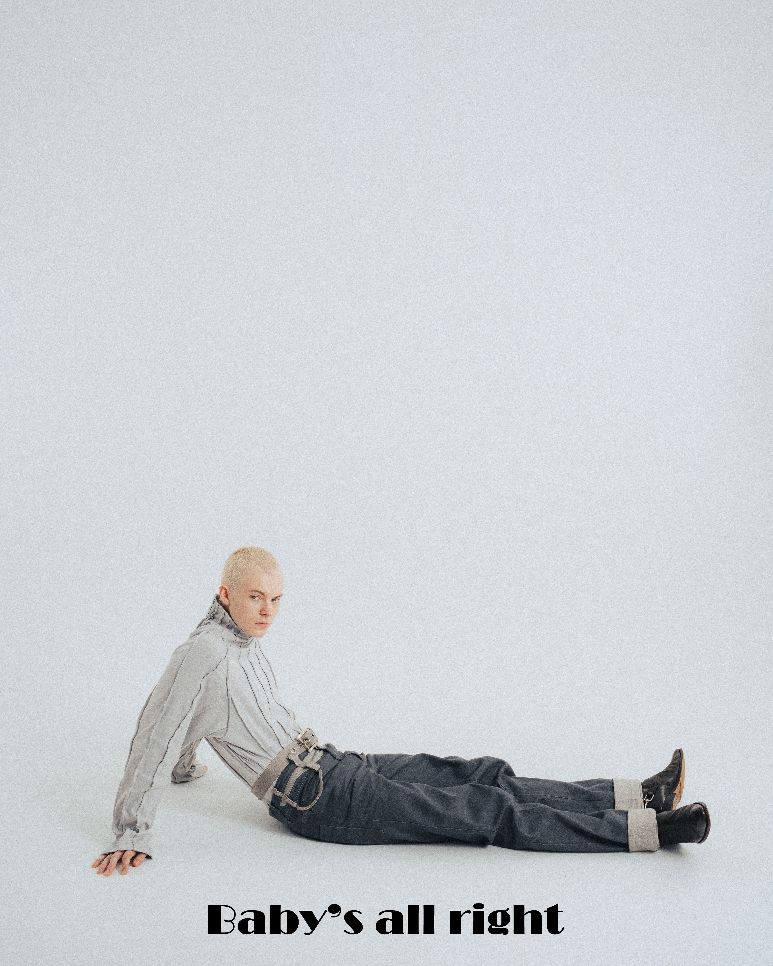 DOUBLE WAIST BAND SWORD JEANS