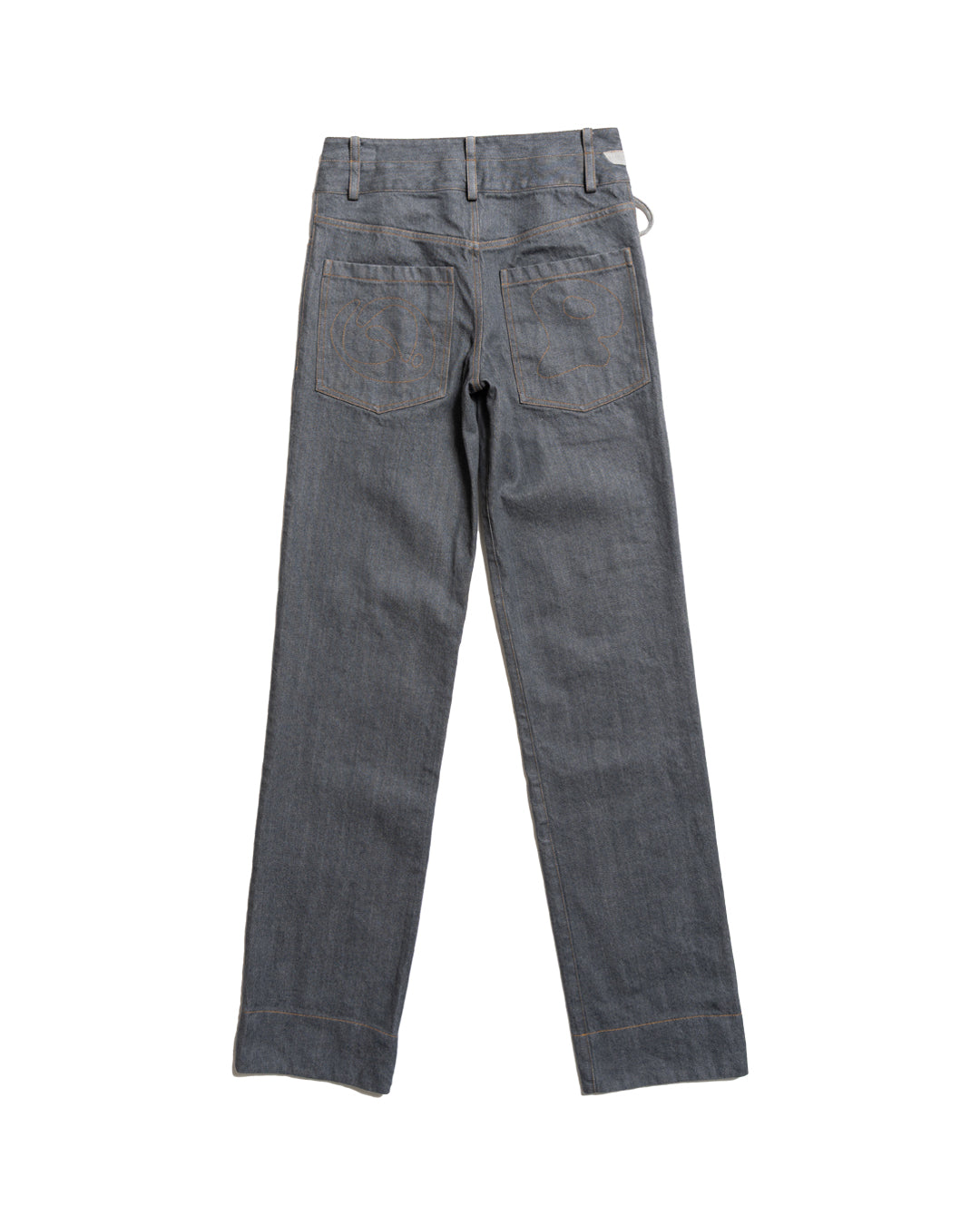 DOUBLE WAIST BAND SWORD JEANS