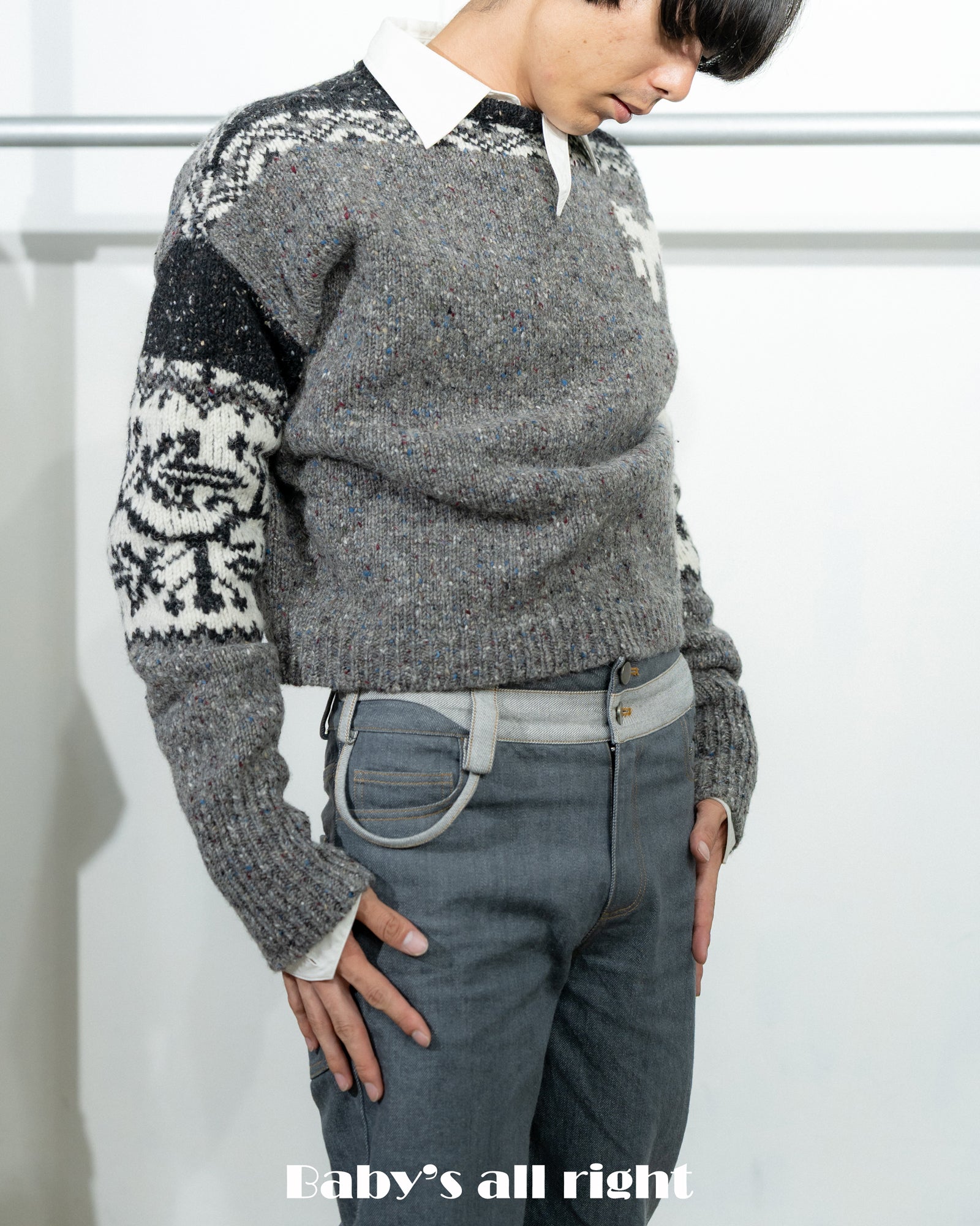 SHEEP FAIR ISLE JUMPER