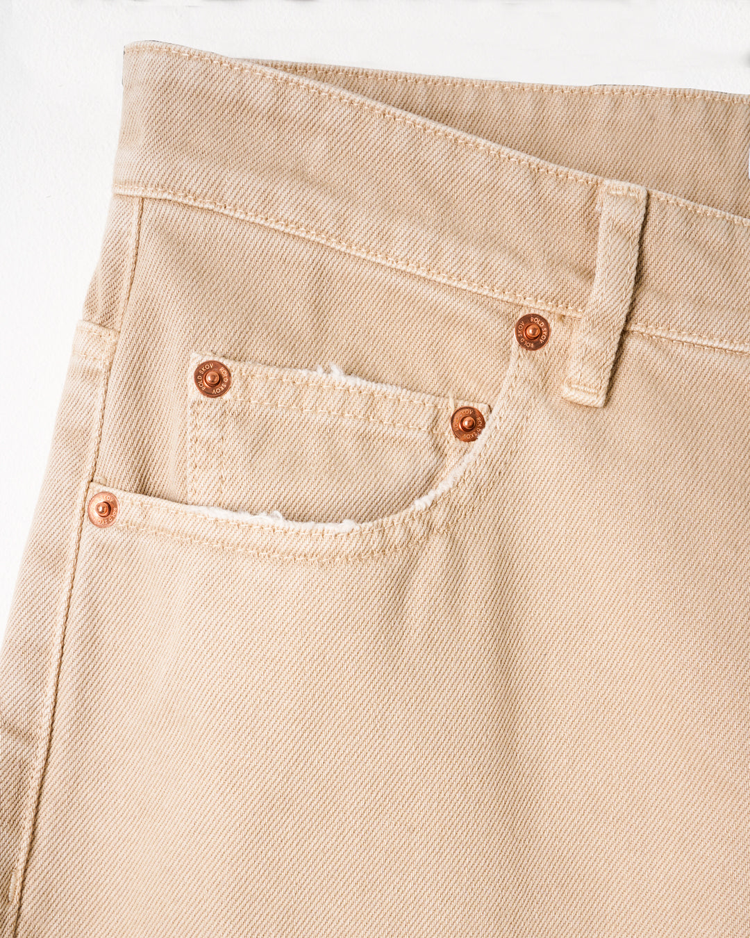 LOOSE FIT DENIM (BEG) - Baby's all right