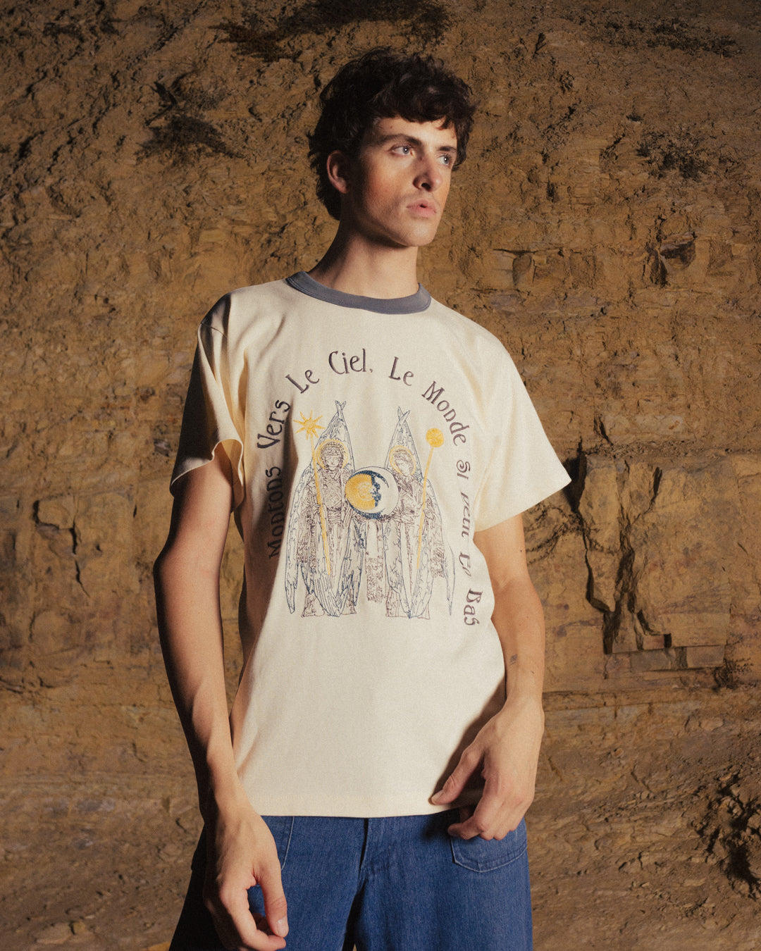 SAMUEL ZELIG - LA LUNA TEE｜Baby's all right ONLINE STORE