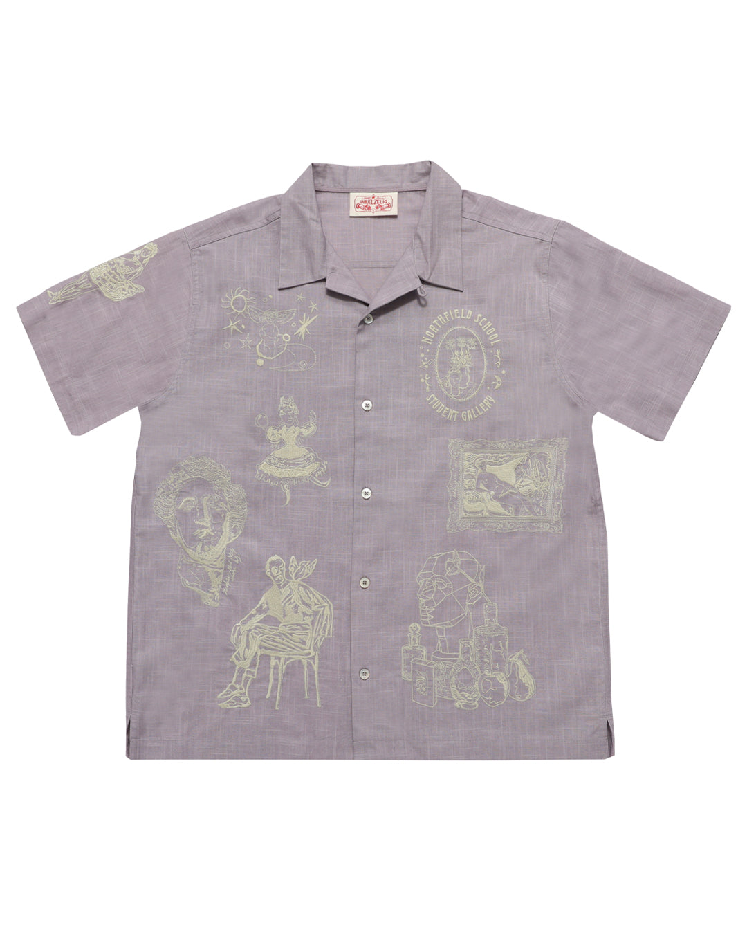 SAMUEL ZELIG - NORTHFIELD CAMP SHIRT LAVENDER｜Baby's all right
