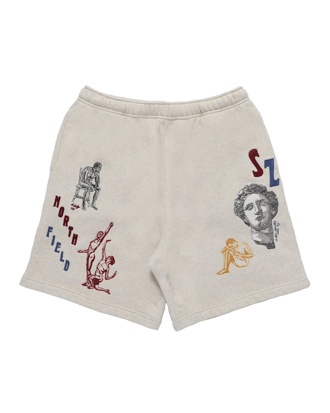 NORTHFIELD SWEAT SHORTS OATMEAL GREY