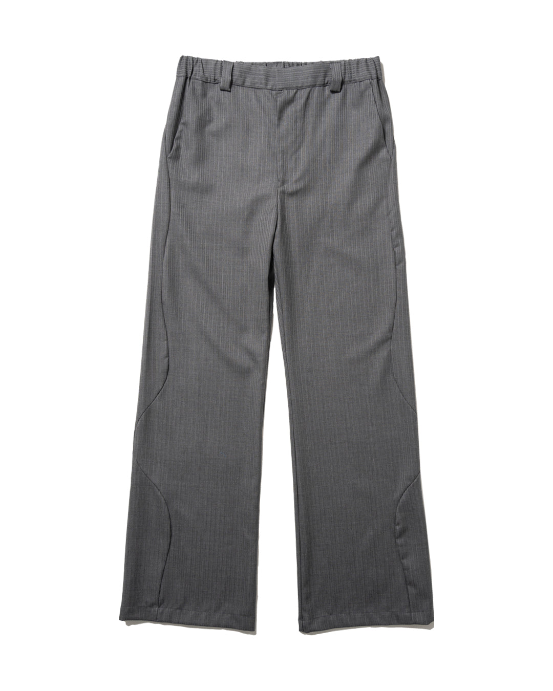 GREY SPLIT PANTS