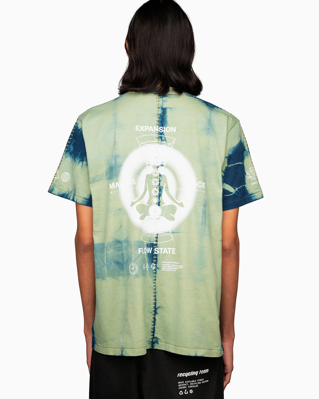 ARTISAN TIE DYE TEE (GRN) *LAST