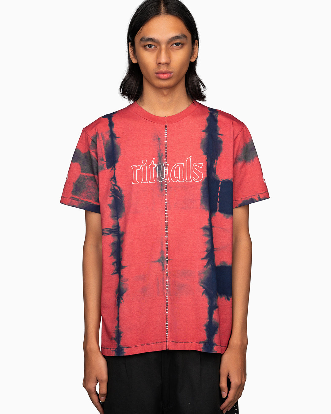 ARTISAN TIE DYE TEE (RED) *LAST