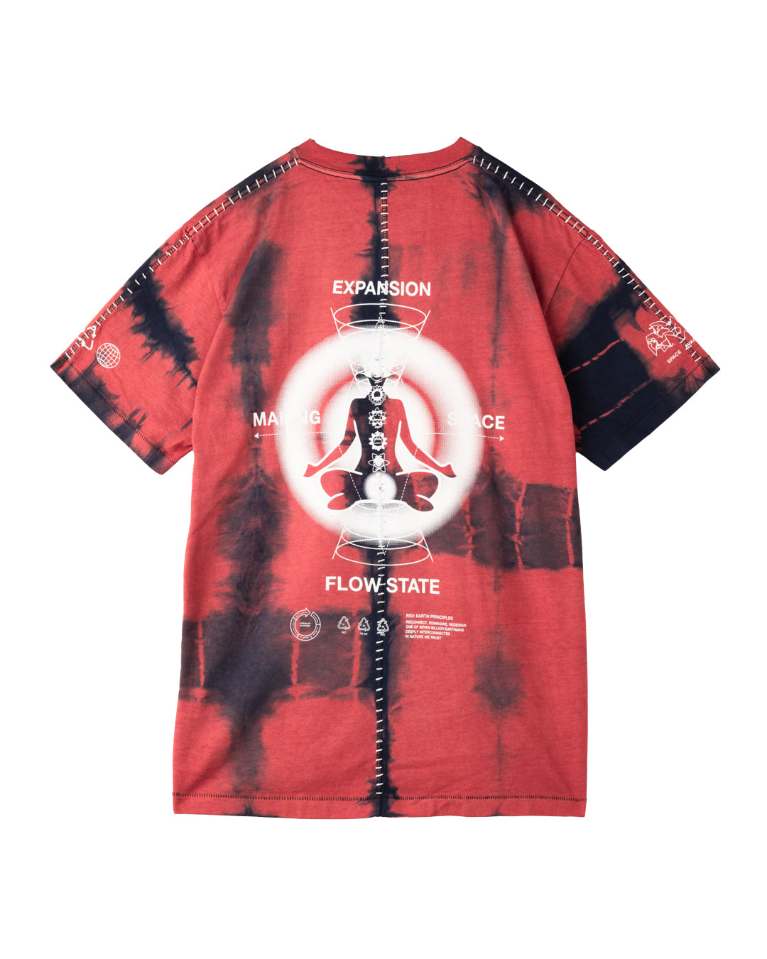 ARTISAN TIE DYE TEE (RED) *LAST