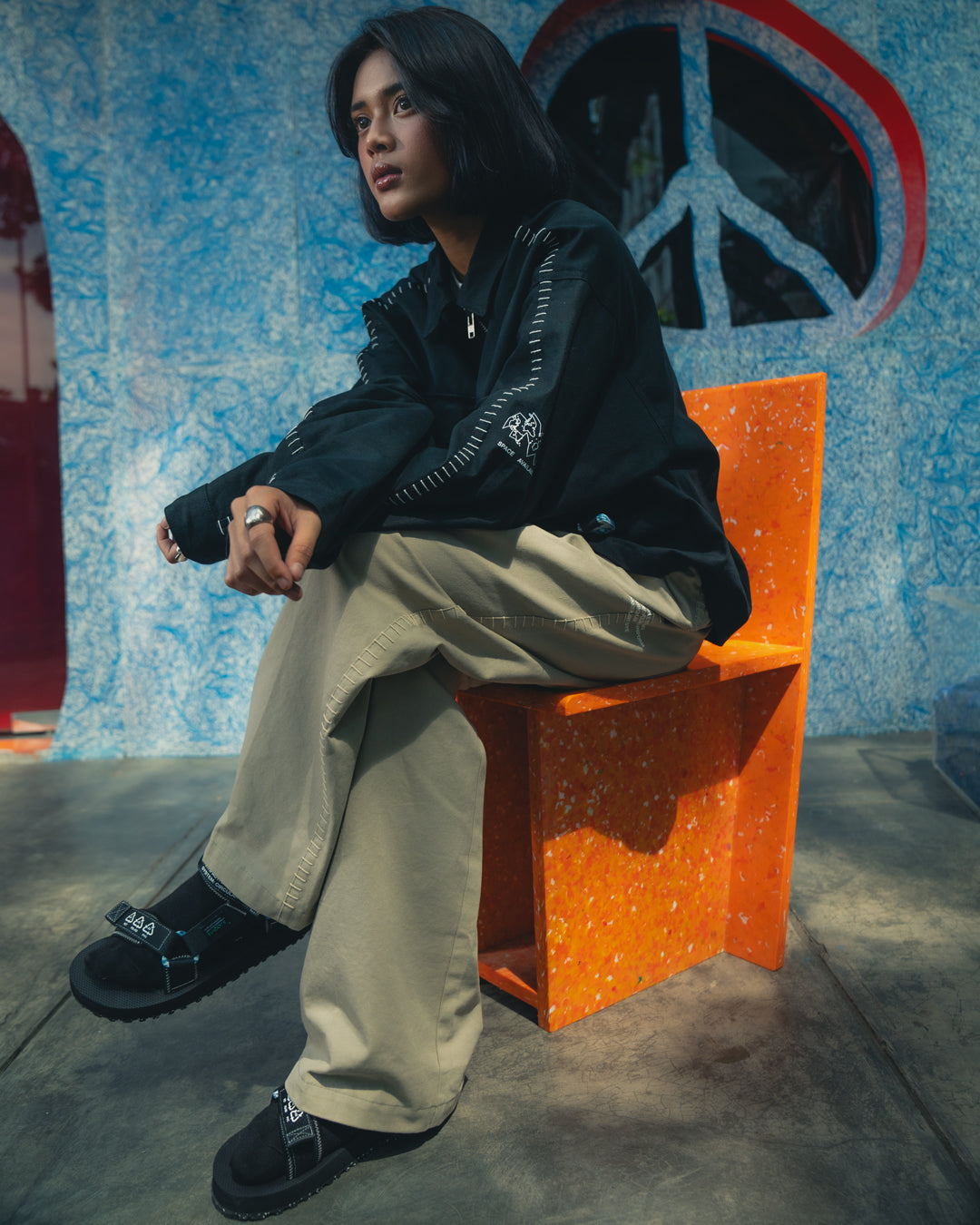RECYCLING UNIFORM WORK JACKET *LAST