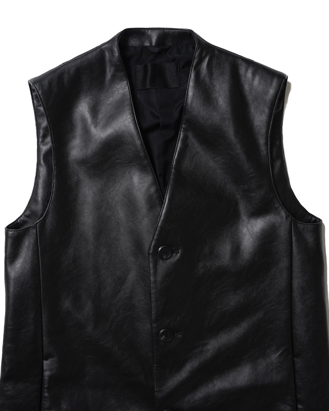 SYNTHETIC LEATHER SLEEVELESS COAT - Baby's all right