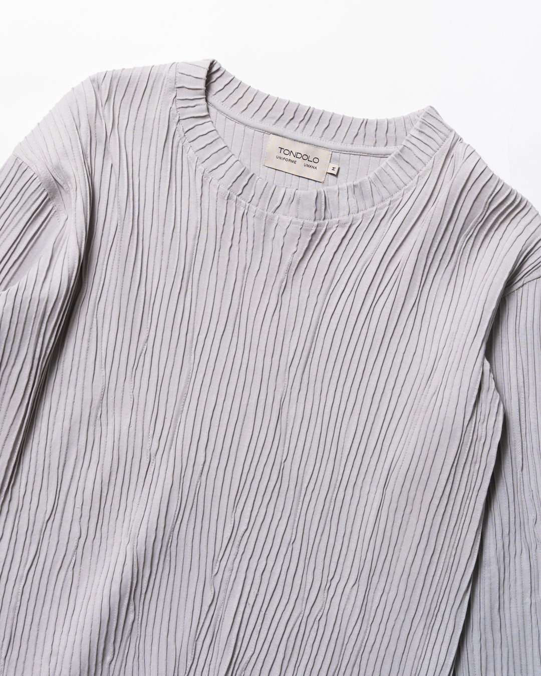 GILLED LONG SLEEVE T-SHIRT (GRY)