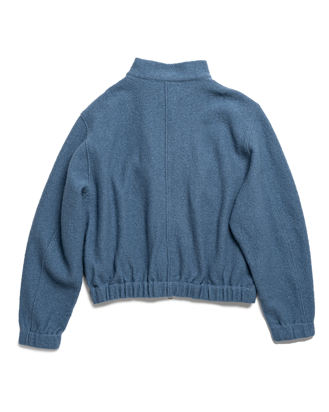 HIGH NECK FLEECE JACKET (BLU)