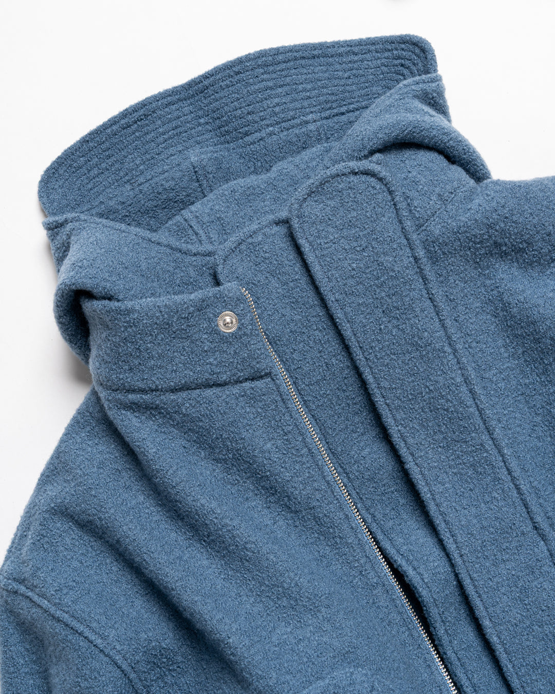 HOODED FLEECE JACKET (BLU)