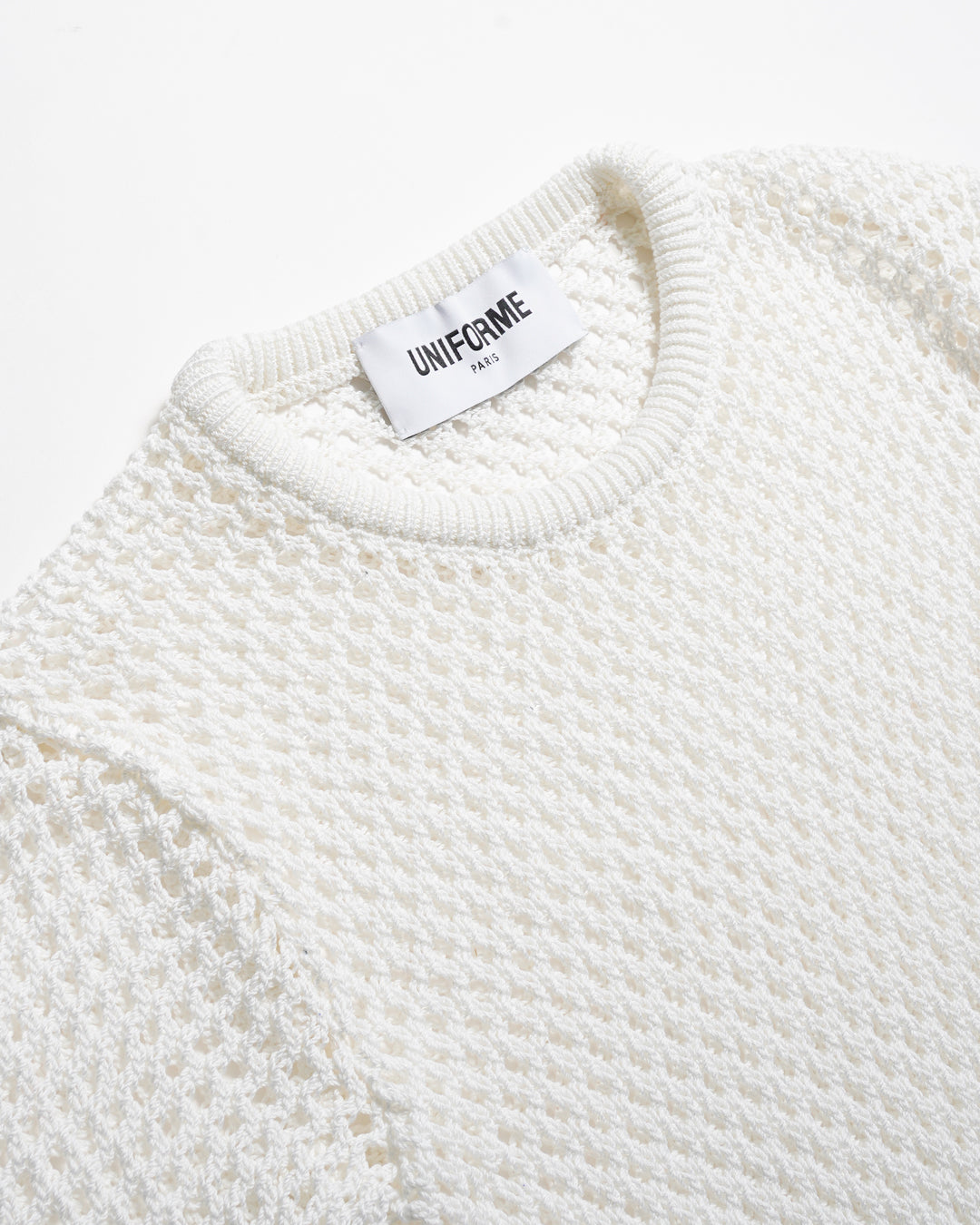 COTTON STITCH-DETAILS SWEATER - Baby's all right
