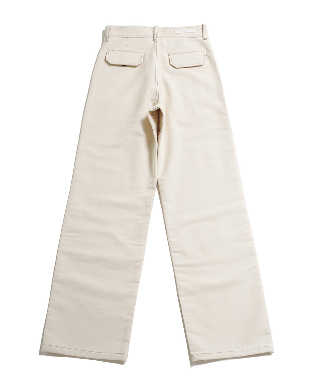 KNEE PATCH WORKWEAR TROUSERS (WHT) - Baby's all right