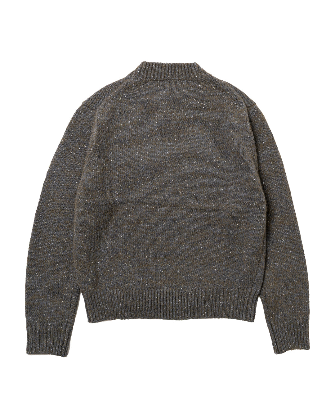 WHITE NEP KNIT PULLOVER