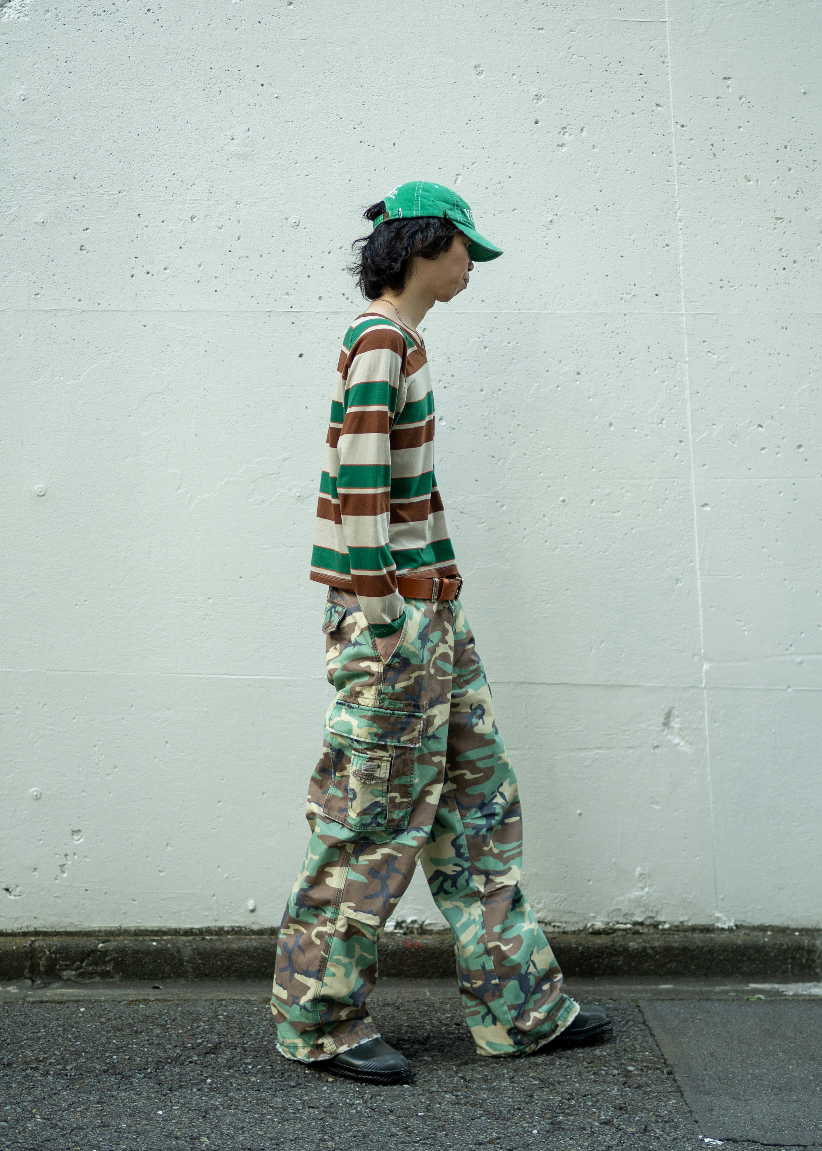 UNISEX CAMO CARGO PANTS WOVEN (CAMO) *LAST