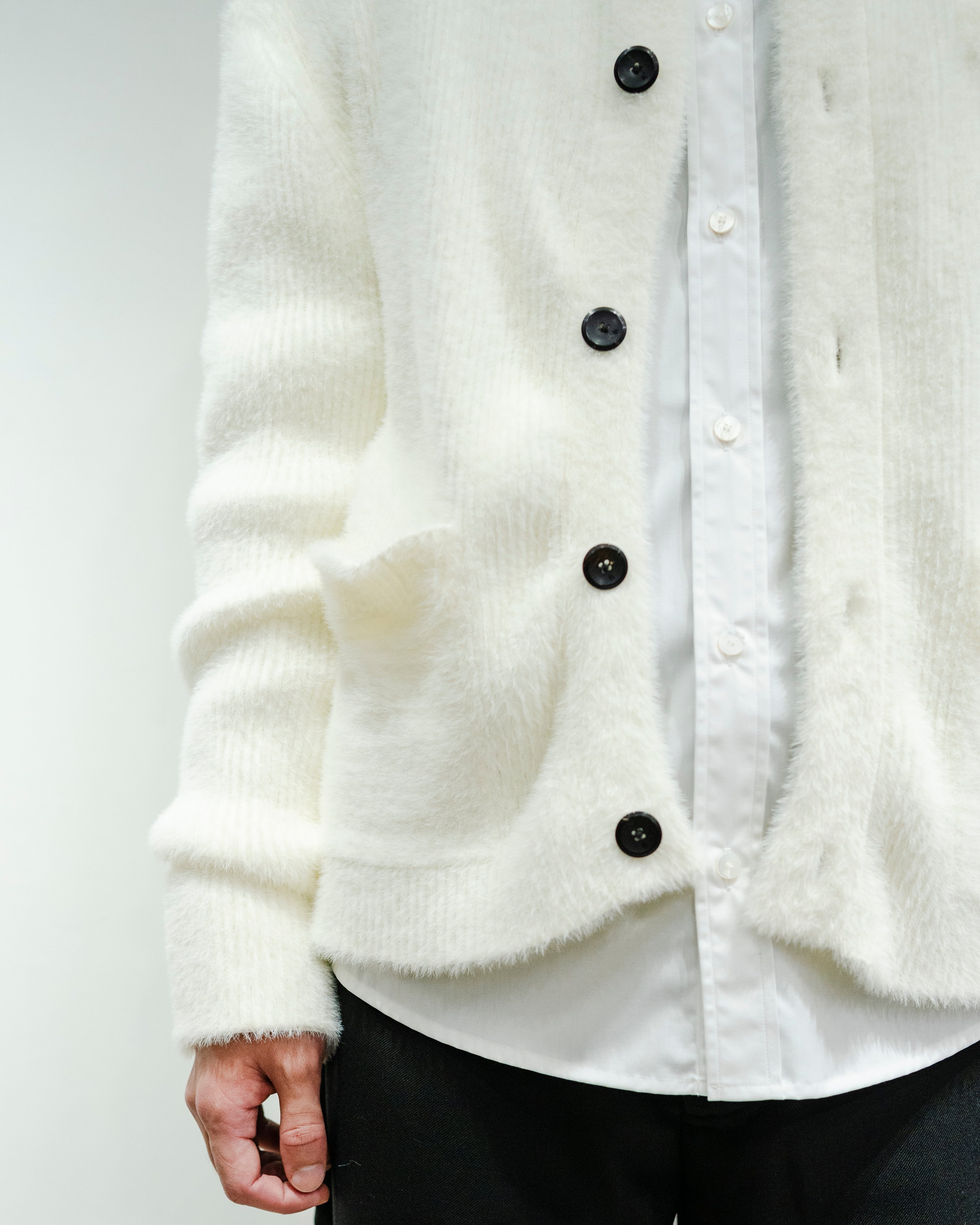 MOLE JACKET CARDIGAN (WHT)