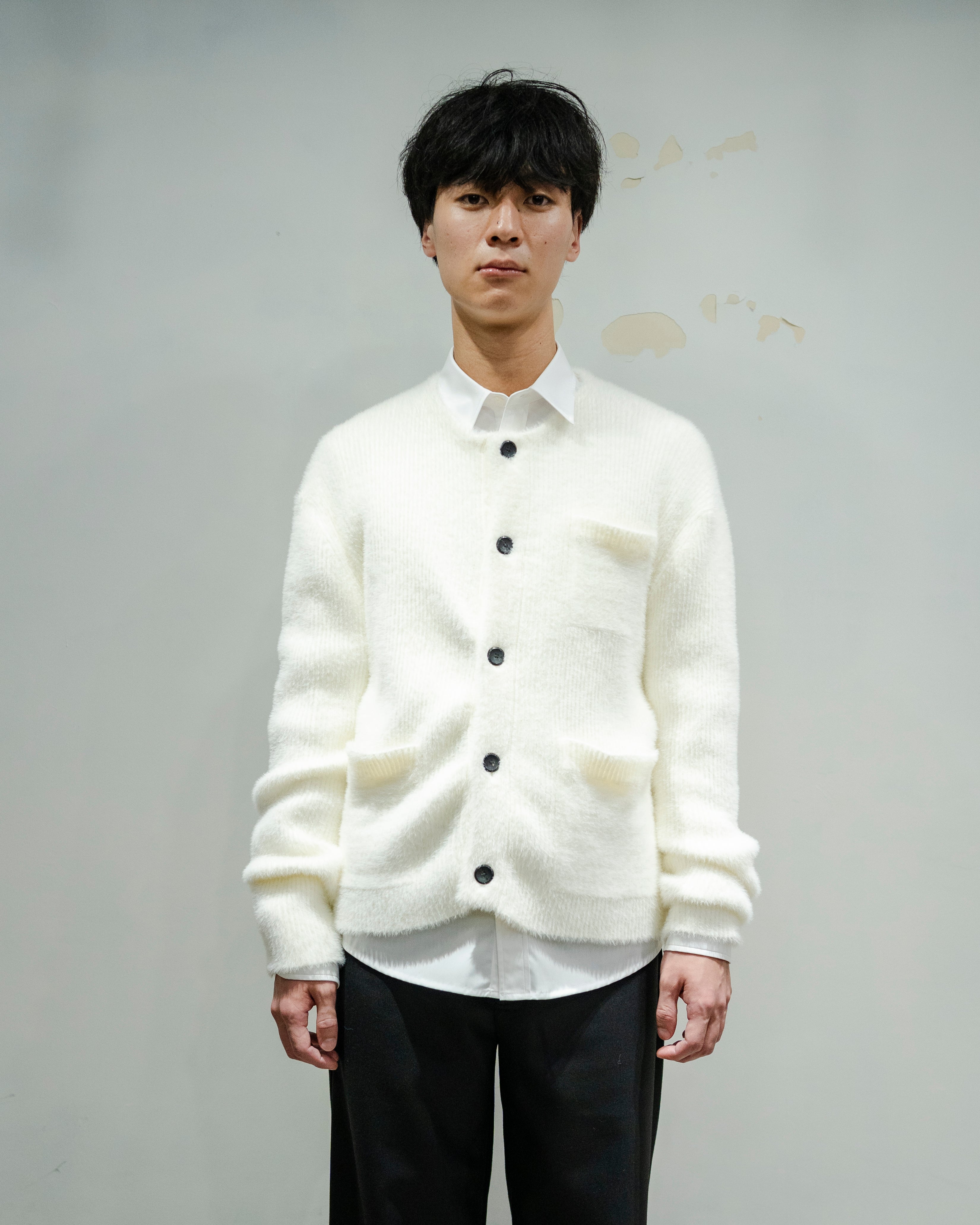 MOLE JACKET CARDIGAN (WHT)