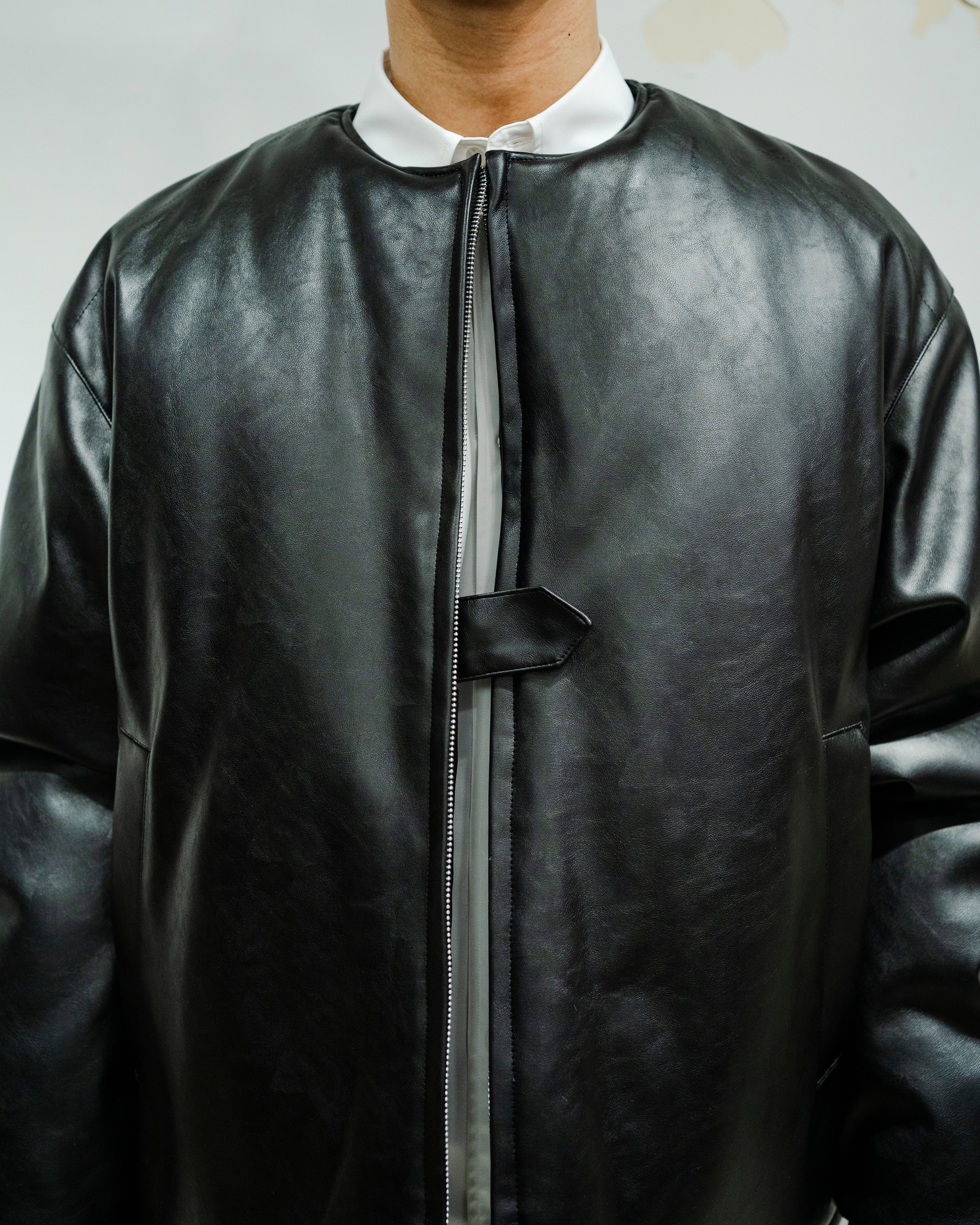 PADDED VOLUMED BLOUSON (BLK)