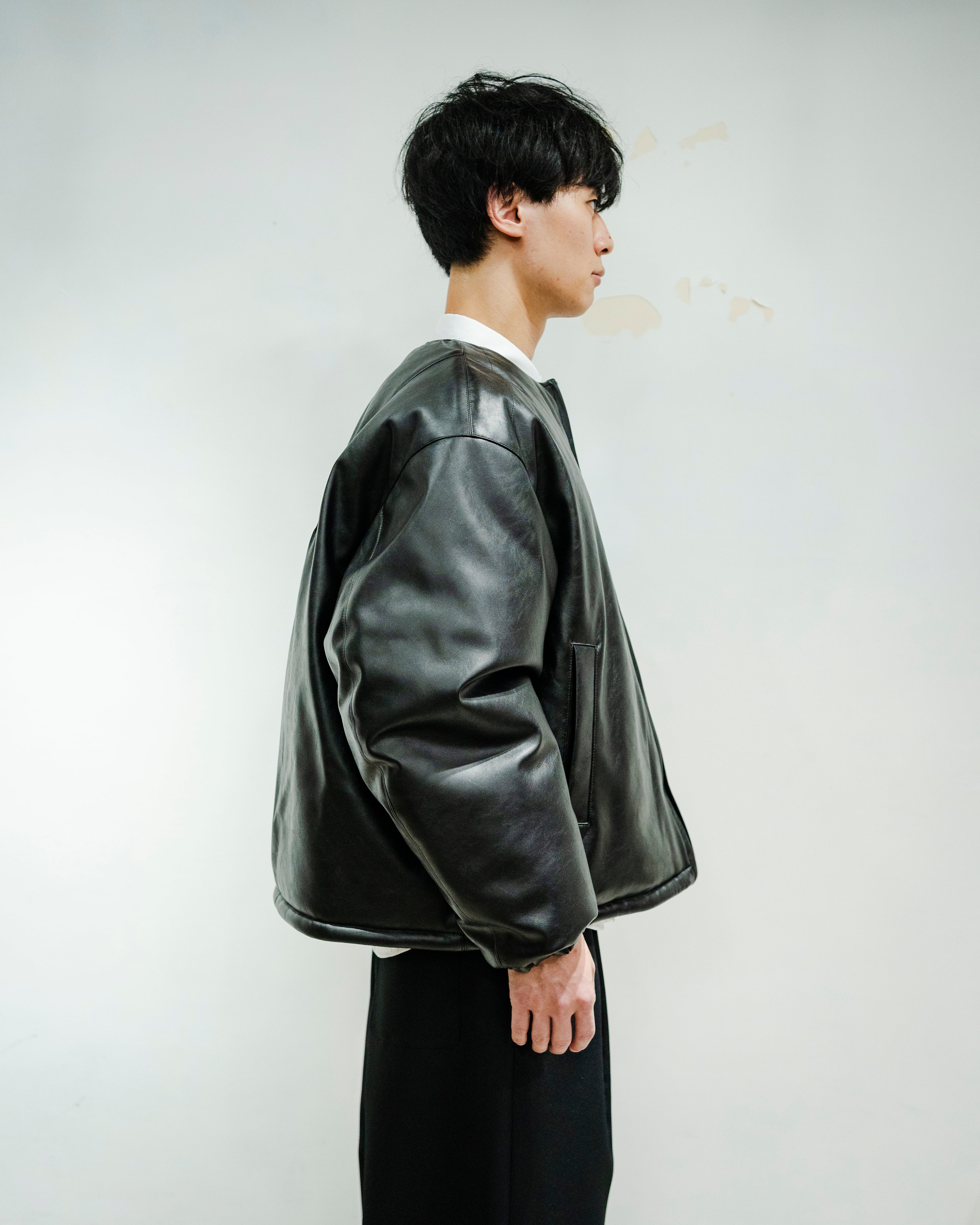 PADDED VOLUMED BLOUSON (BLK)