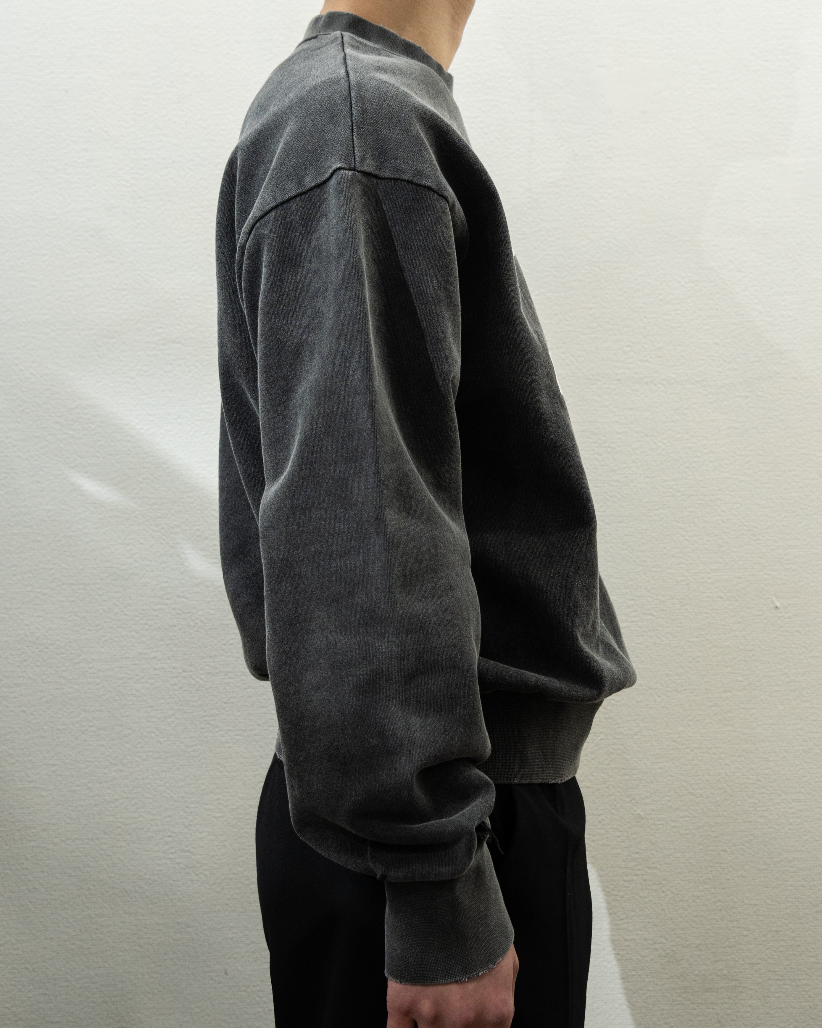 DROP OUT SWEATER VINTAGE BLACK *LAST