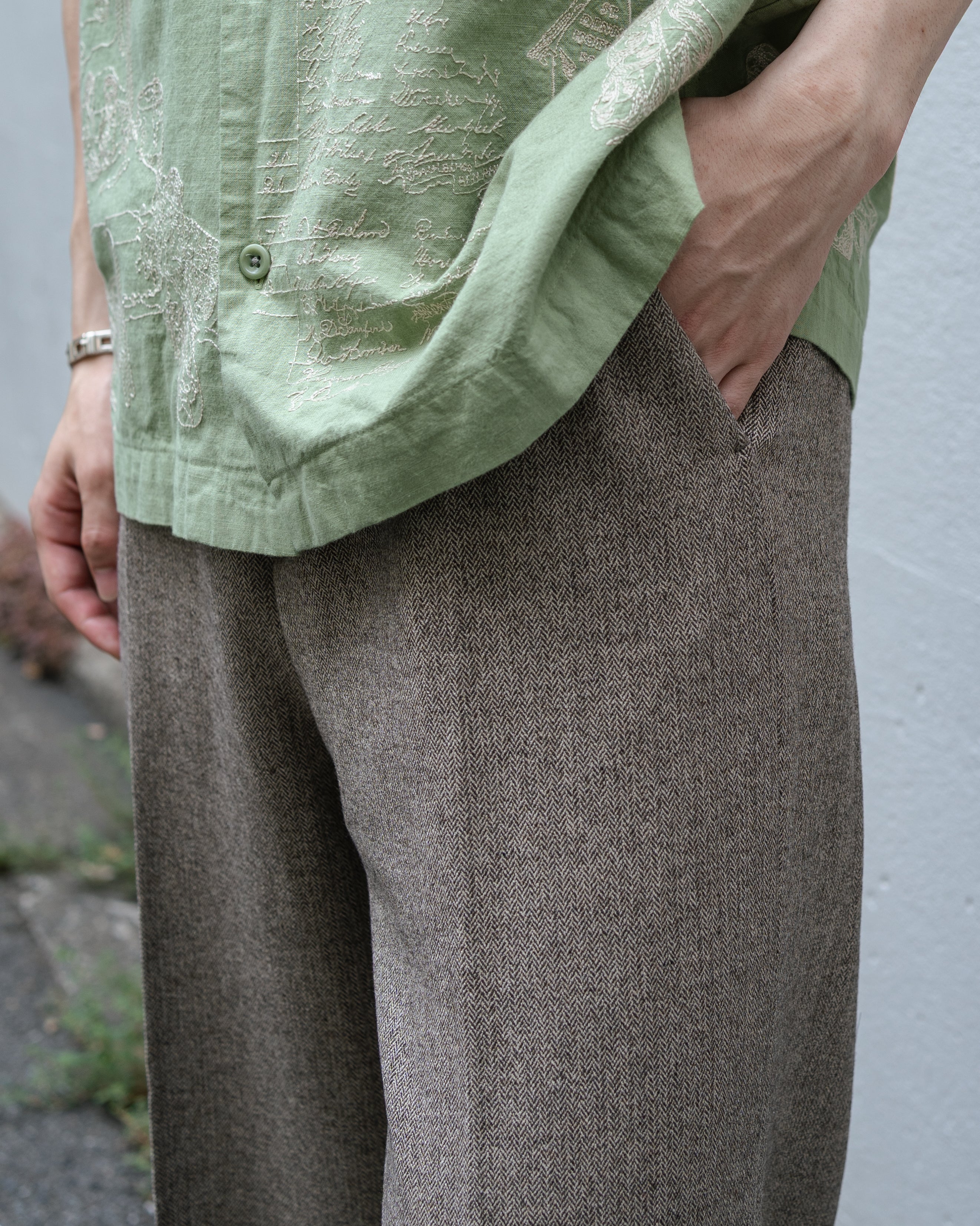 VALAADO BAG ベージュ　ワイドスラックス VALAADO - BAG (BEG) | Baby's all right ONLINE STORE