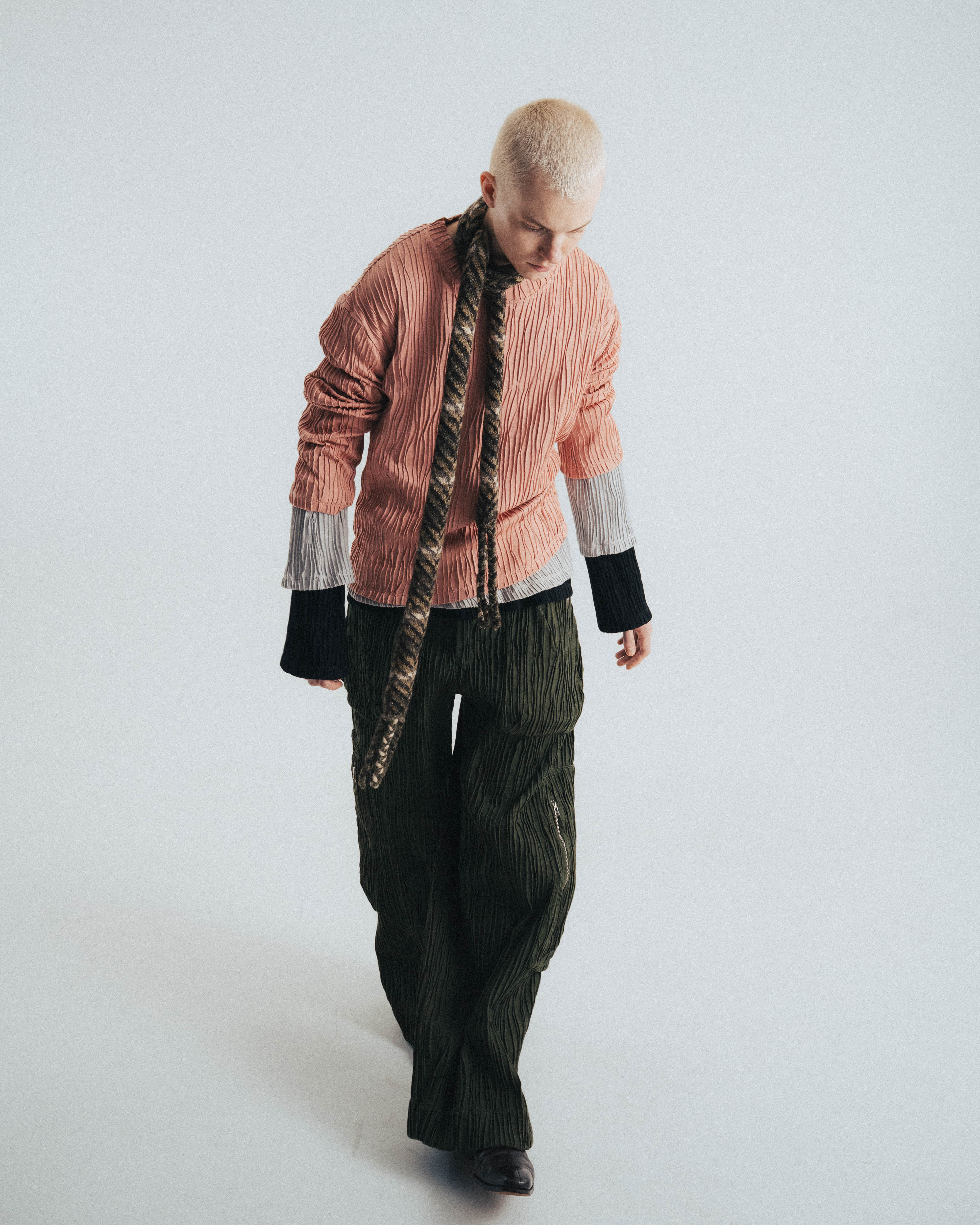 GILLED LONG SLEEVE T-SHIRT (PNK) *LAST