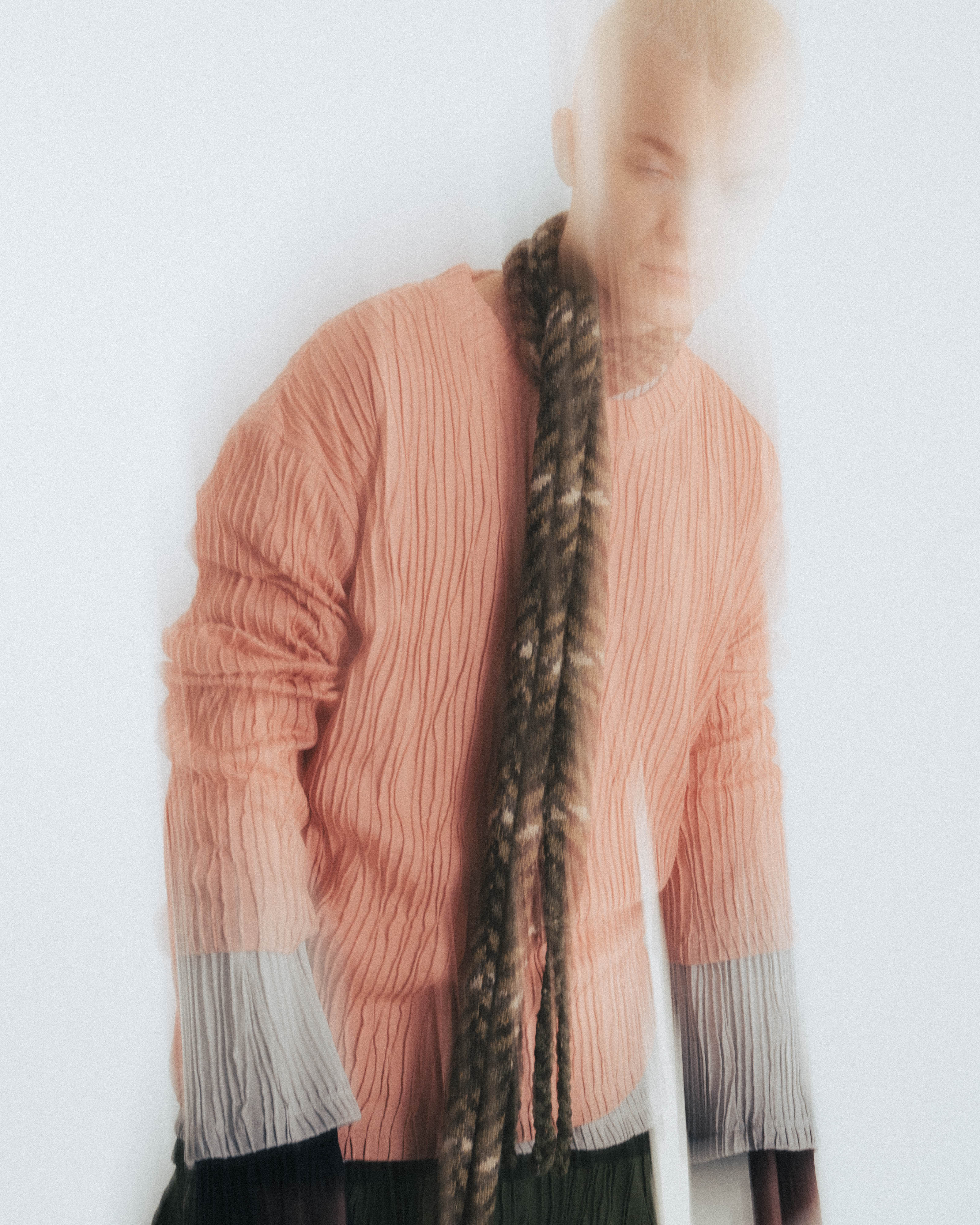 GILLED LONG SLEEVE T-SHIRT (PNK) *LAST