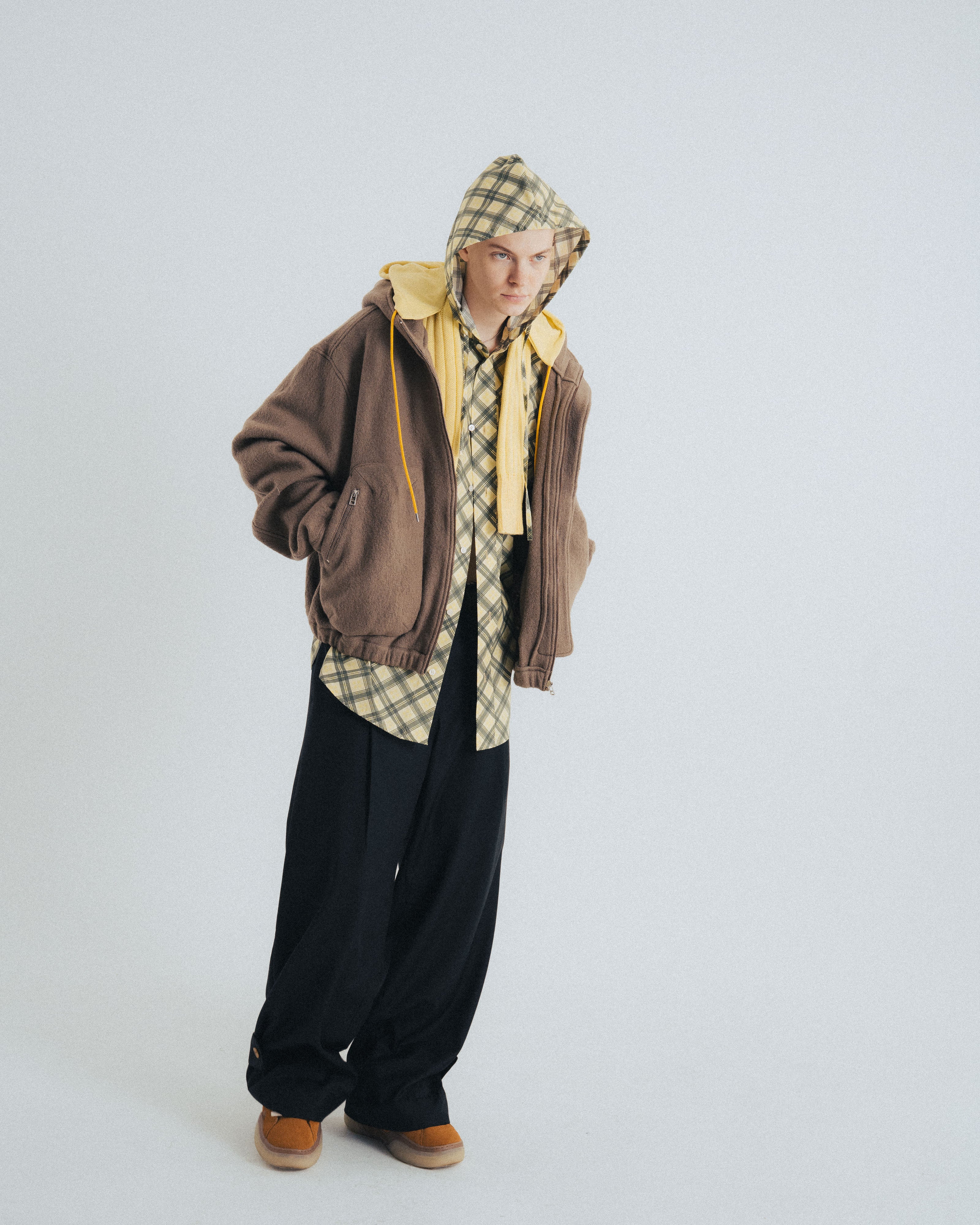 HOODED FLEECE JACKET