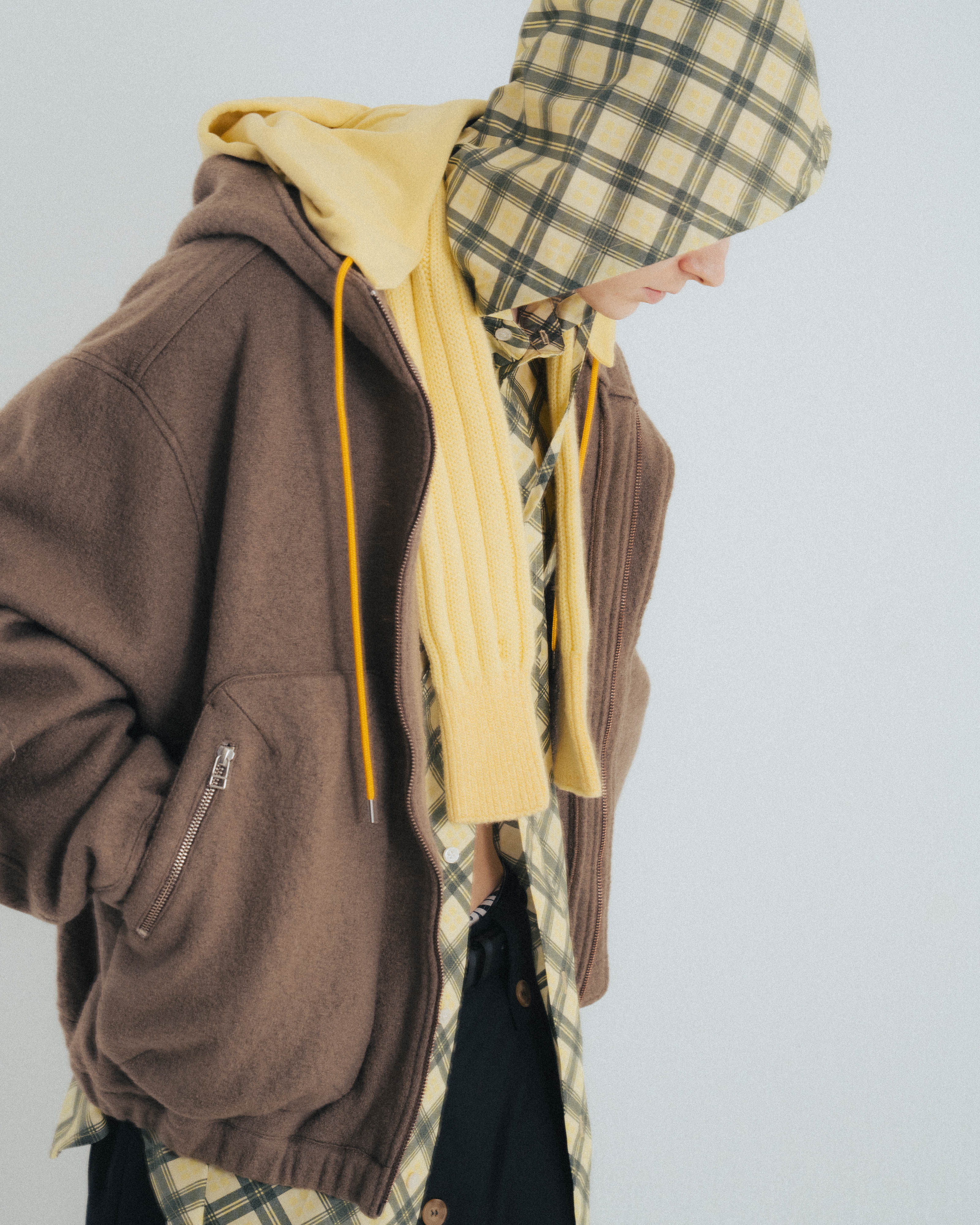 HOODED FLEECE JACKET