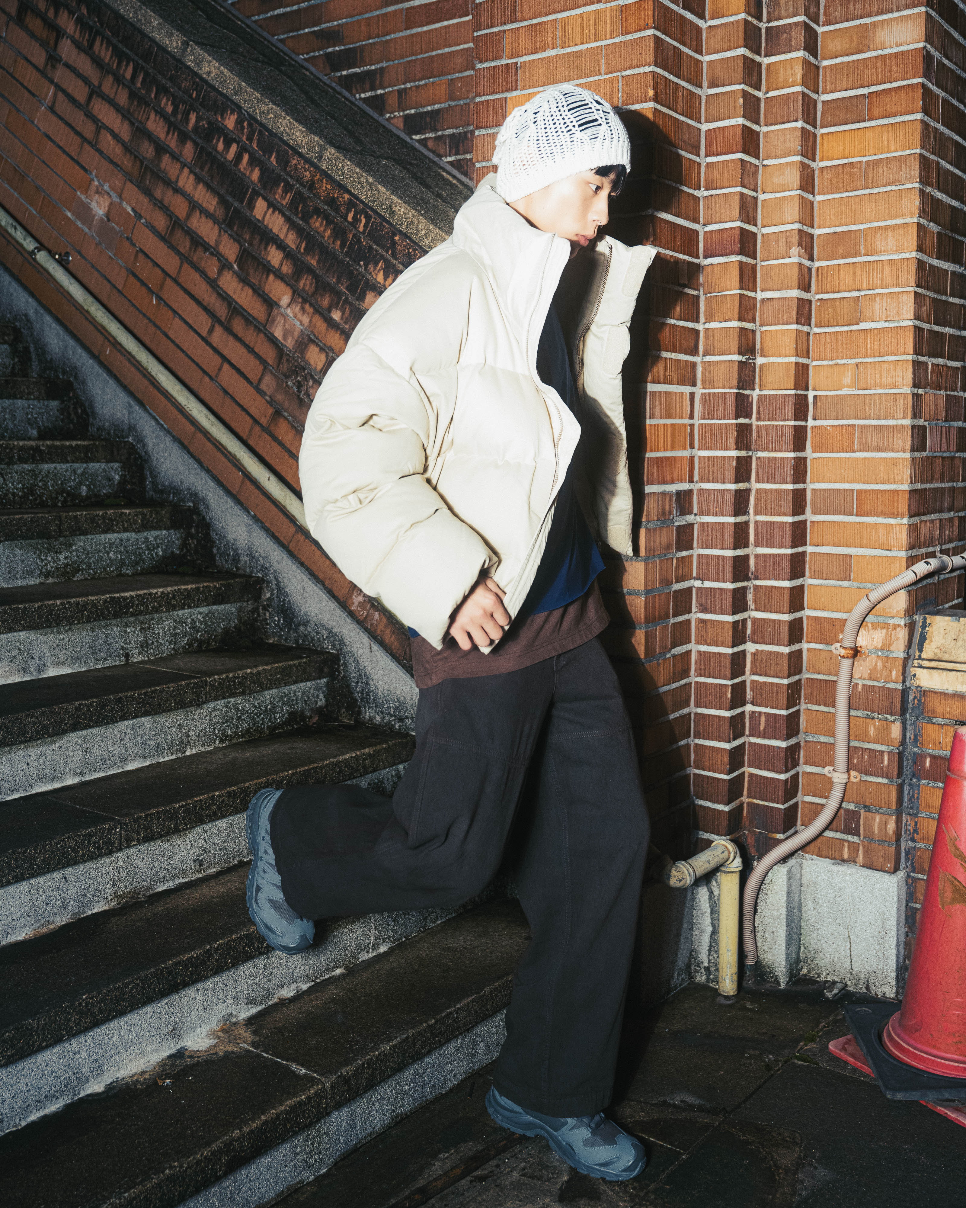 DARK RUST BROWN DYED SAILOR PANTS