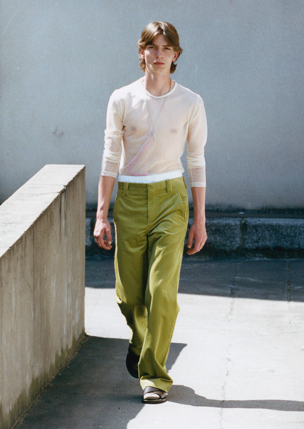 CLASSIC TROUSERS PISTACHIO CORDUROY